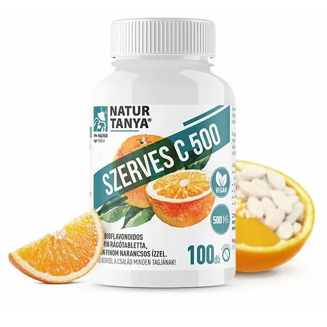 Natur Tanya Szerves C-vitamin 500mg rágótabletta 100db Natur Tanya Szerves C-vitamin 500mg rágótabletta 100db