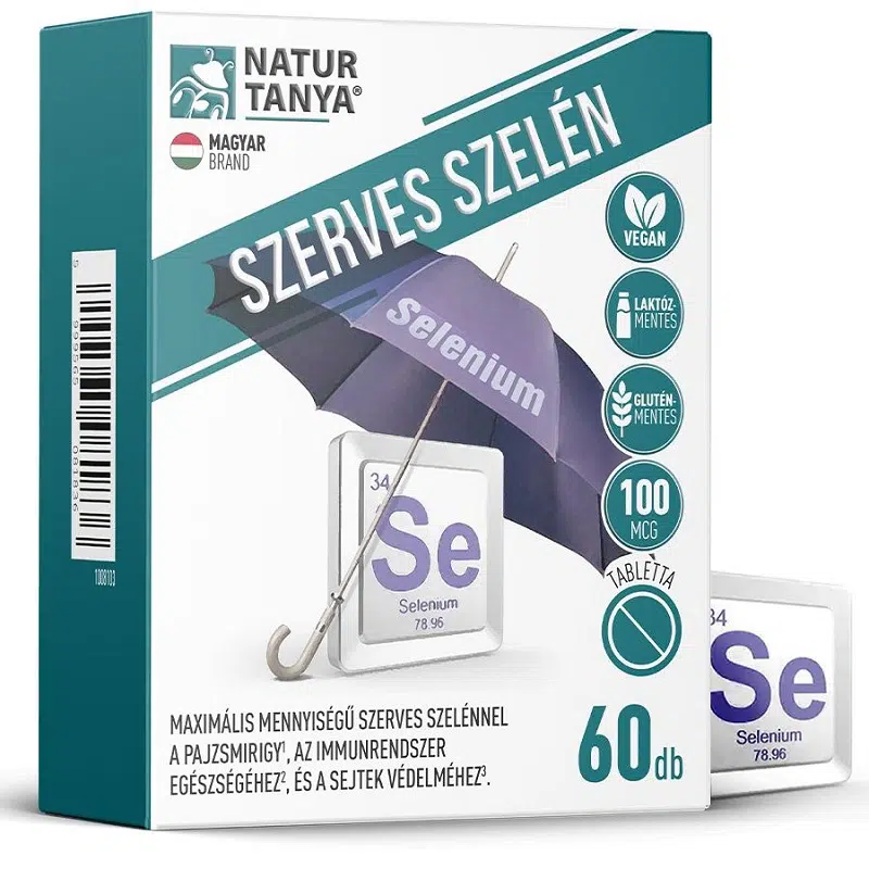 Natur Tanya Szerves Szelén 100mcg tabletta 60db dobozos Natur Tanya Szerves Szelén 100mcg tabletta 60db dobozos