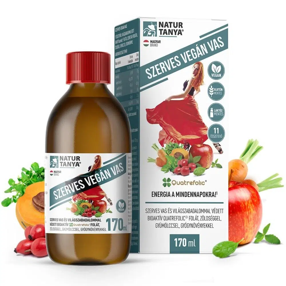 Natur Tanya Szerves Vegán Vas szirup 170ml Natur Tanya Szerves Vegán Vas szirup 170ml