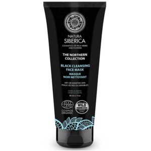 Natura Siberica Northern Collection fekete arctisztító maszk száraz és érzékeny bőrre 80ml