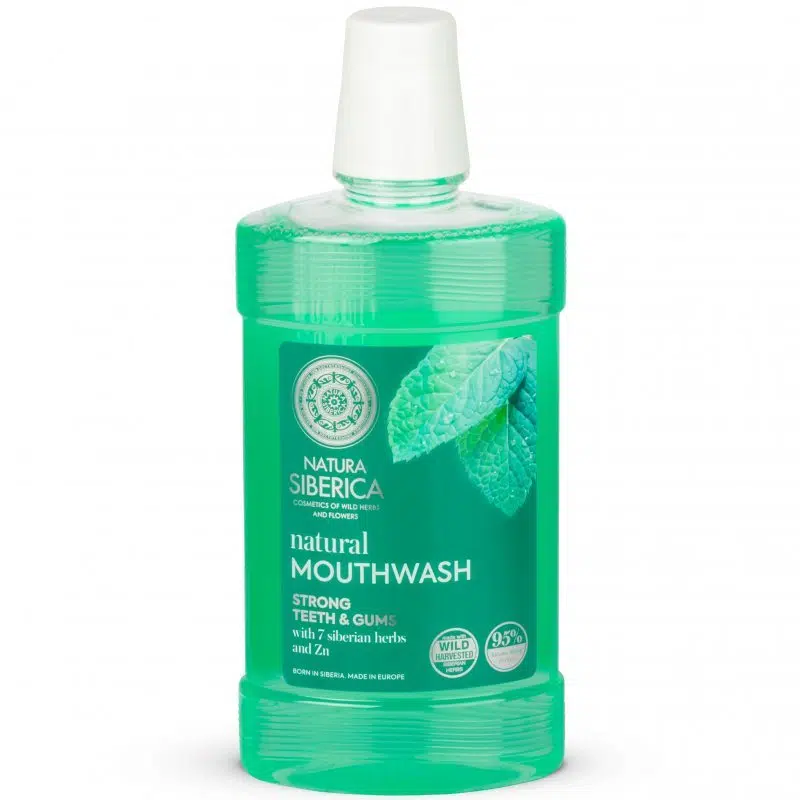 Natura Siberica Természetes Szájvíz " Erős fogak és íny" 7 szibériai gyógynövénnyel és cinkkel 520ml Natura Siberica Természetes Szájvíz " Erős fogak és íny" 7 szibériai gyógynövénnyel és cinkkel 520ml