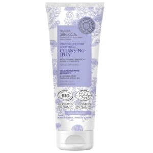 Natura Siberica Virágvízalapú nyugtató tisztító bio zselé érzékeny bőrre 140ml