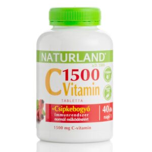 Naturland C-vitamin+csipkebogyó 1500 mg 40 db