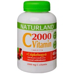 Naturland C-vitamin+csipkebogyó 2000 mg 40 db