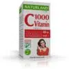 Naturland 1000mg C-vitamin tabletta 40 db