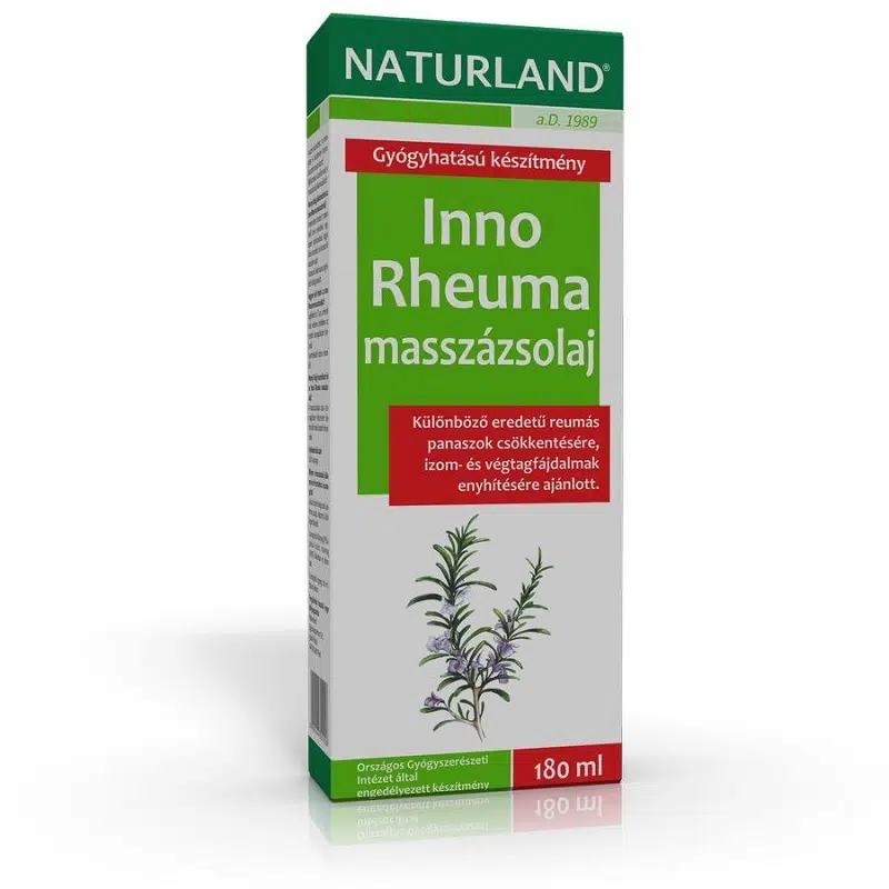 Naturland inno-reuma masszázsolaj 180ml Naturland inno-reuma masszázsolaj 180ml