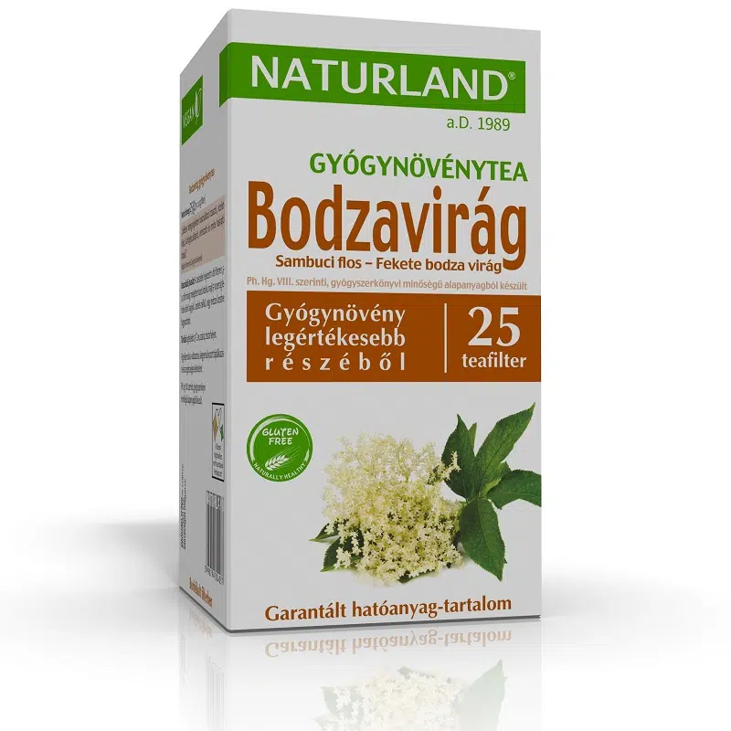 Naturland bodzavirág tea 25 filter Naturland bodzavirág tea 25 filter