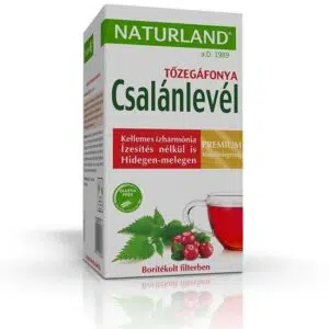Naturland tea csalánlevél-tőzegáfonya 20 fillter