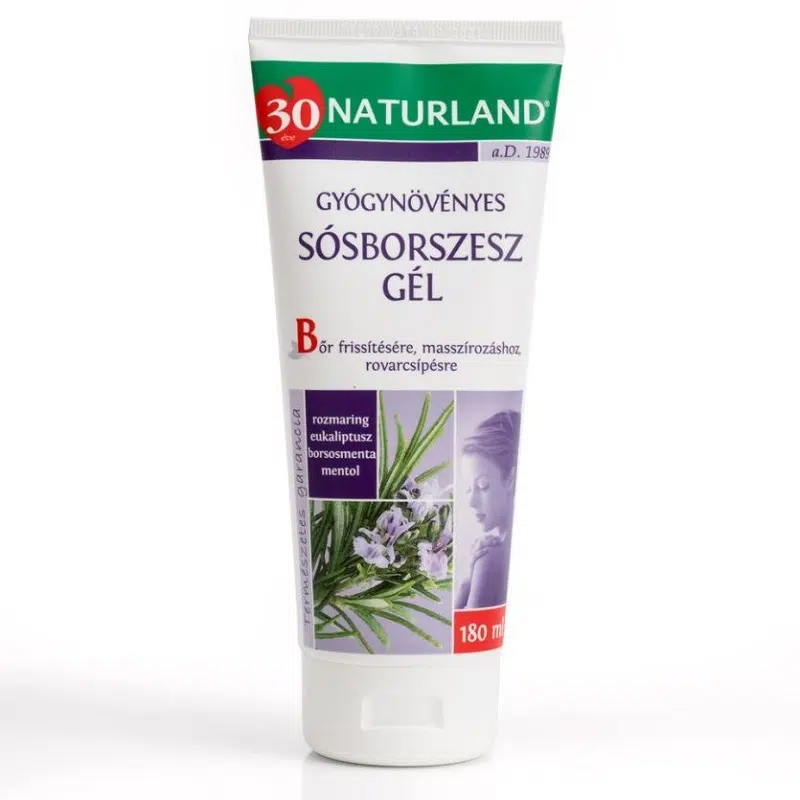 Naturland gyógynövényes sósborszesz gél 180 ml Naturland gyógynövényes sósborszesz gél 180 ml