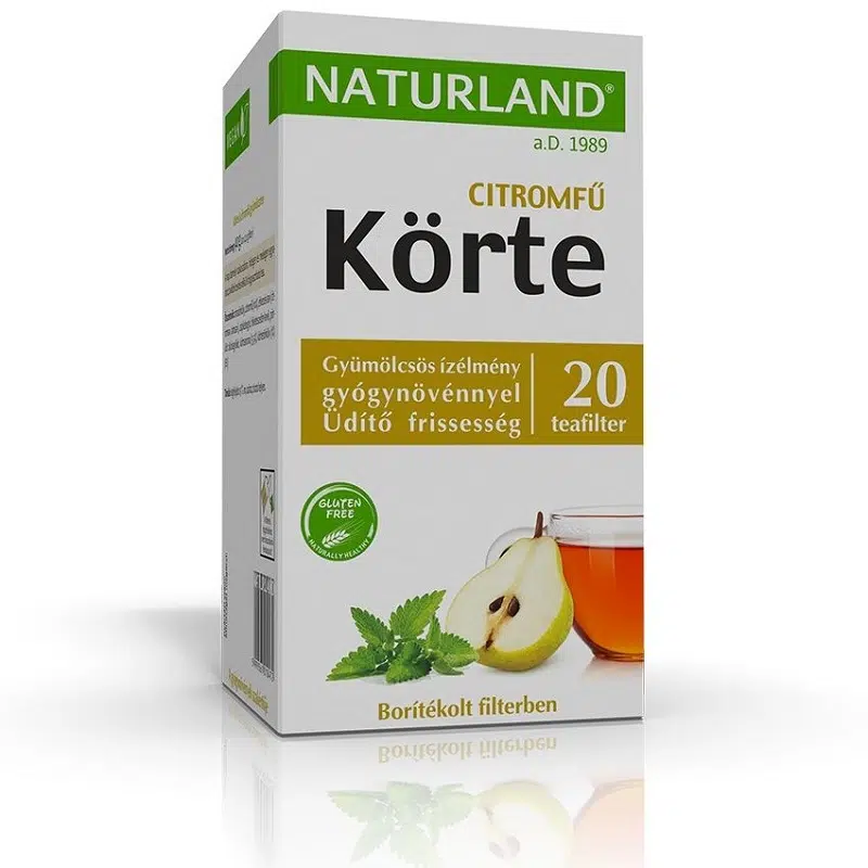 Naturland gyümölcstea körte-citromfű tea 20 filter Naturland gyümölcstea körte-citromfű tea 20 filter