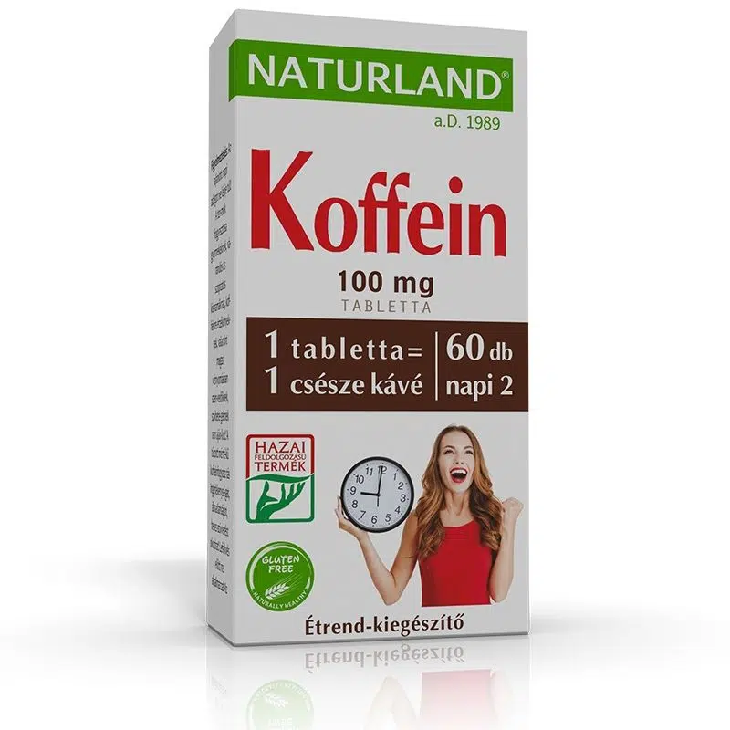 Naturland koffein tabletta 60 db Naturland koffein tabletta 60 db