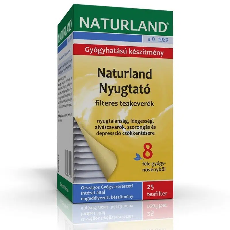 Naturland nyugtató tea 25 filter Naturland nyugtató tea 25 filter