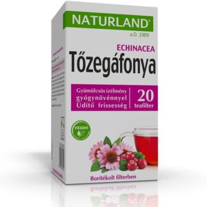 Naturland gyümölcstea tőzegáfonya-echinacea 20 filter
