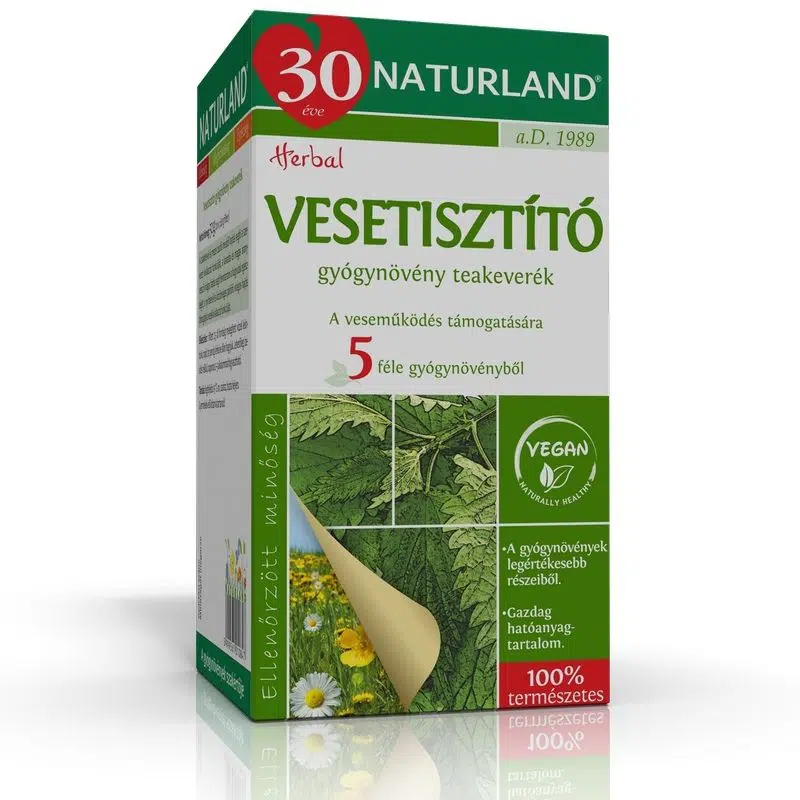 Naturland vesetisztító tea 20 filteres Naturland vesetisztító tea 20 filteres