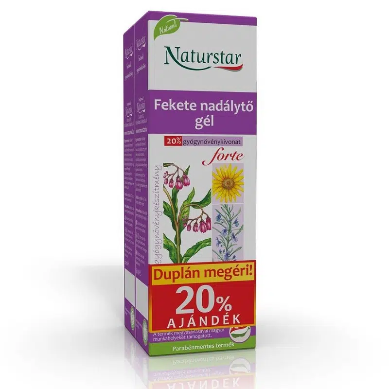 Naturstar fekete nadálytő gél forte 2x60 ml Naturstar fekete nadálytő gél forte 2x60 ml