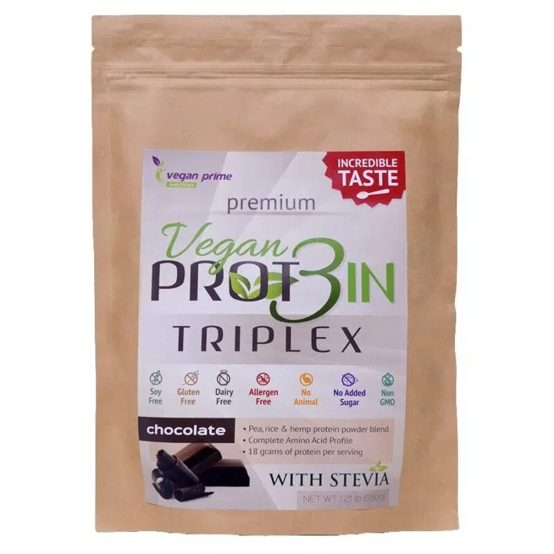 Netamin Vegan Prot3in Triplex 550g csokoládé Netamin Vegan Prot3in Triplex 550g csokoládé