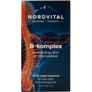 Nordvital B-komplex 60 db vegán kapszula