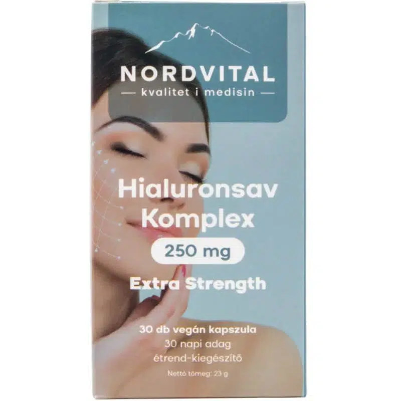 Nordvital Hialuronsav komplex 30 db vegán kapszula Nordvital Hialuronsav komplex 30 db vegán kapszula