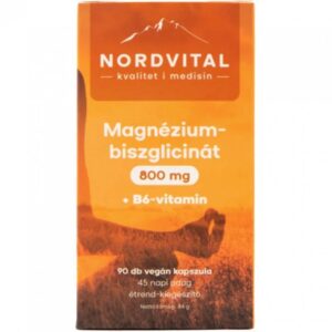 Nordvital Magnézium-biszglicinát 90 db kapszula
