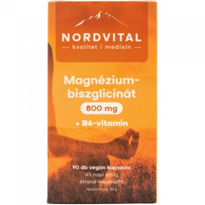 Nordvital Magnézium-biszglicinát 90 db kapszula Nordvital Magnézium-biszglicinát 90 db kapszula