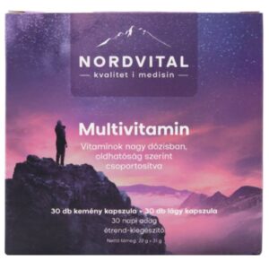 Nordvital Multivitamin 30+30 db kapszula