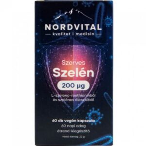 Nordvital Szerves Szelén 60 db vegán kapszula