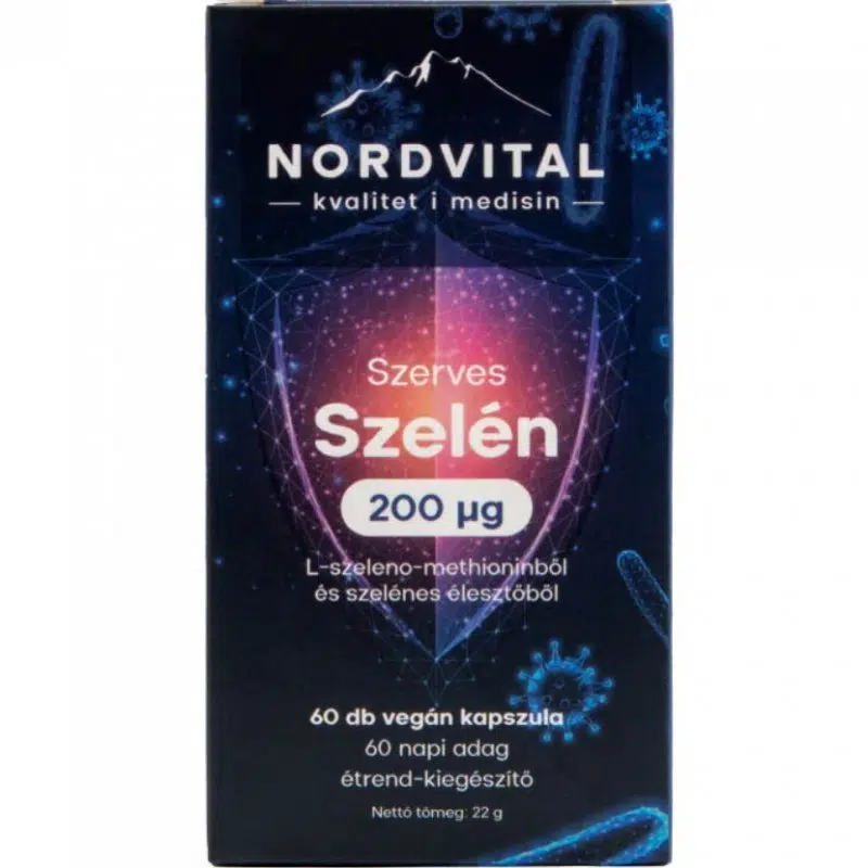 Nordvital Szerves Szelén 60 db vegán kapszula Nordvital Szerves Szelén 60 db vegán kapszula