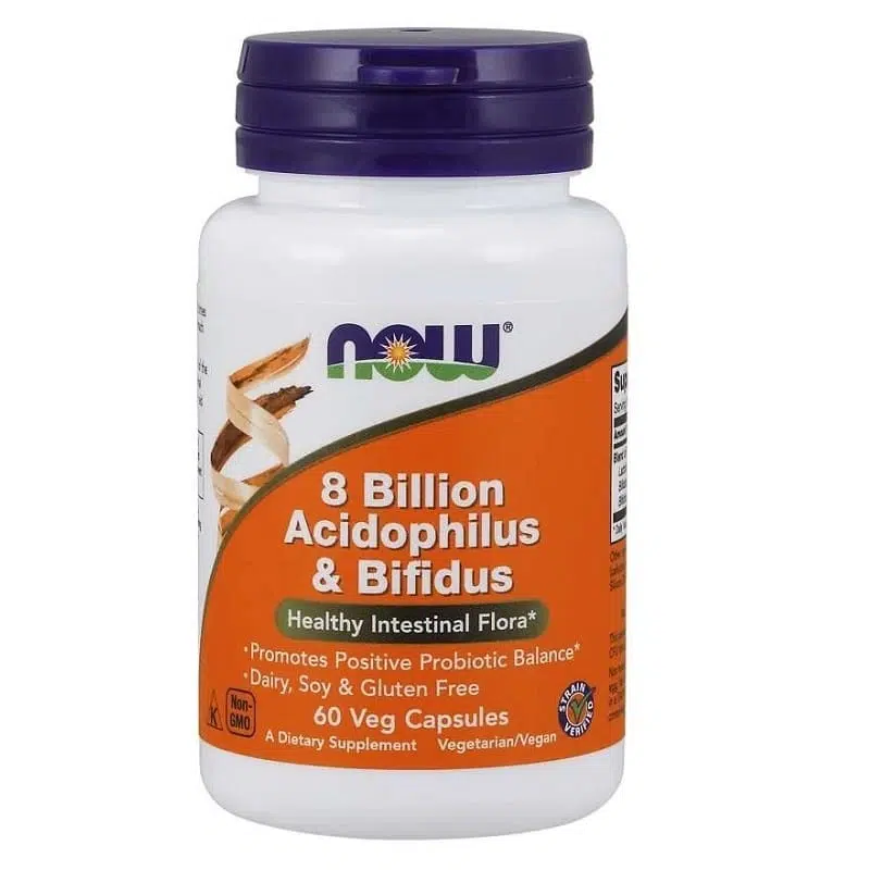 Now 8 Billion Acidophilus & Bifidus kapszula 60db Now 8 Billion Acidophilus & Bifidus kapszula 60db