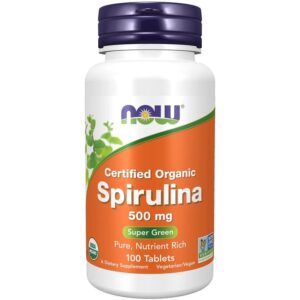 Now Spirulina 500mg tabletta 100 db