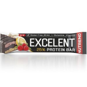 NUTREND Excelent 25% protein bar-fehérje szelet Lemon Curd Raspberry 85g