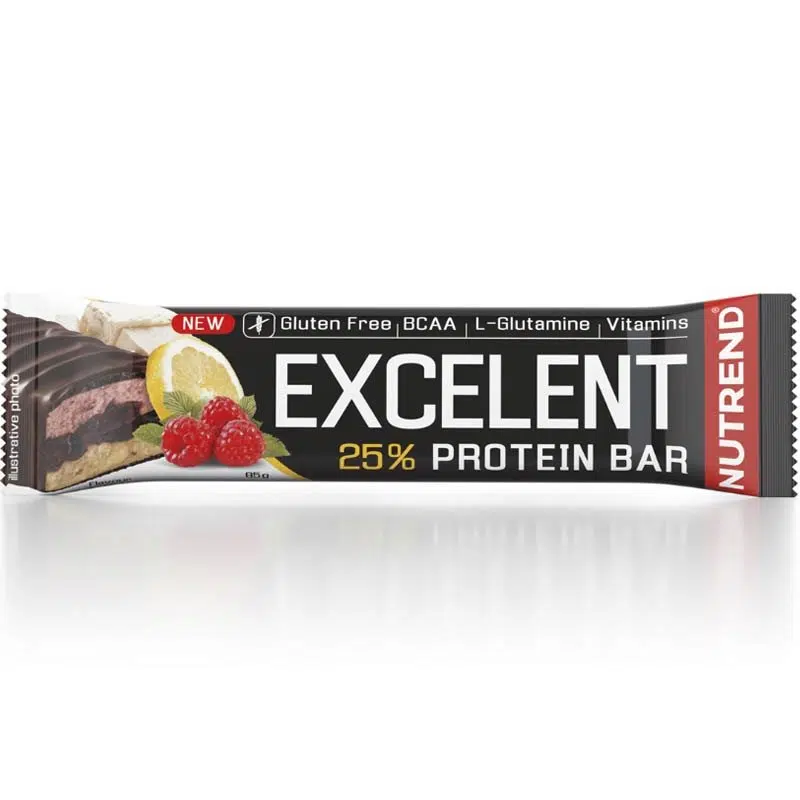 NUTREND Excelent 25% protein bar-fehérje szelet Lemon Curd Raspberry 85g NUTREND Excelent 25% protein bar-fehérje szelet Lemon Curd Raspberry 85g