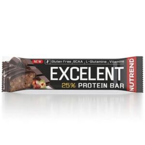 NUTREND Excelent 25% protein bar-fehérje szelet Chocolate Nuts 85g