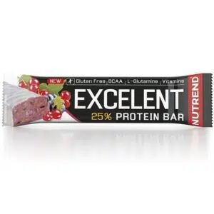 NUTREND Excelent 25% protein bar-fehérje szelet Blackcurrant+Cranberry 85g