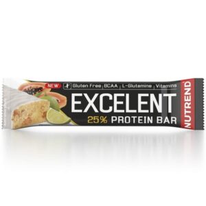 NUTREND Excelent 25% protein bar-fehérje szelet Lime Papaya 85g