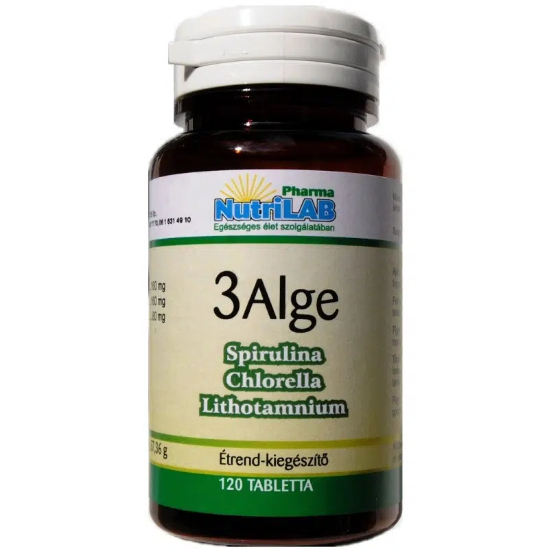 Nutrilab 3 Alge Spirulina-Chlorella-Lithothamnium 120 db Nutrilab 3 Alge Spirulina-Chlorella-Lithothamnium 120 db