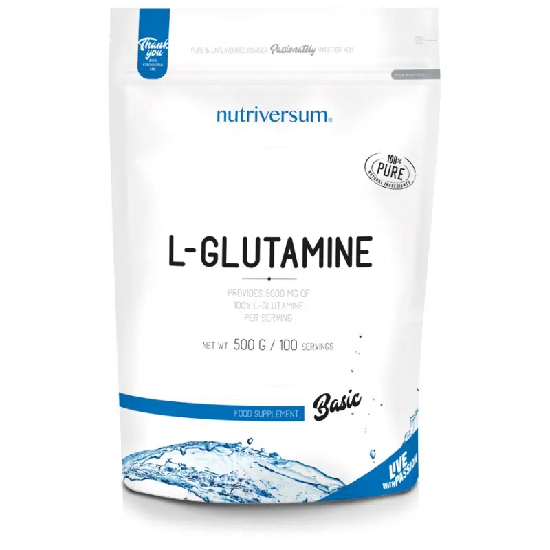 Nutriversum BASIC- 100% L-glutamine 500g Nutriversum BASIC- 100% L-glutamine 500g