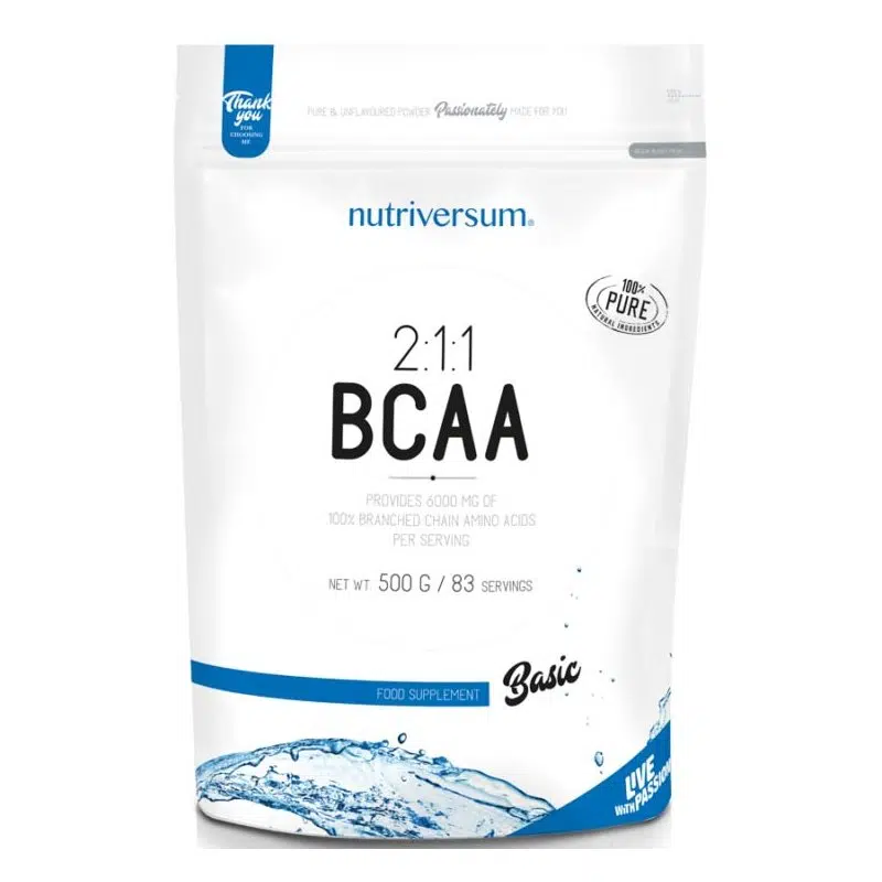 Nutriversum BASIC- 2:1:1 BCAA 500g Nutriversum BASIC- 2:1:1 BCAA 500g