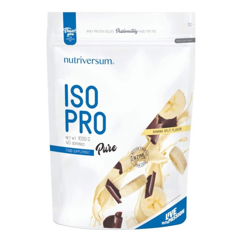 Nutriversum PURE-Iso Pro banana-split 1000g Nutriversum PURE-Iso Pro banana-split 1000g