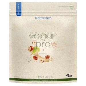 Nutriversum PURE - Vegan Pro Hazelnut (mogyoró) 500g