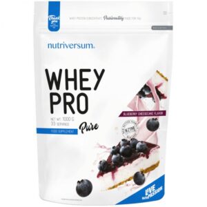 Nutriversum PURE-Whey Pro áfonyás sajttorta 1000g