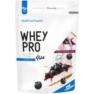 Nutriversum PURE-Whey Pro áfonyás sajttorta 1000g