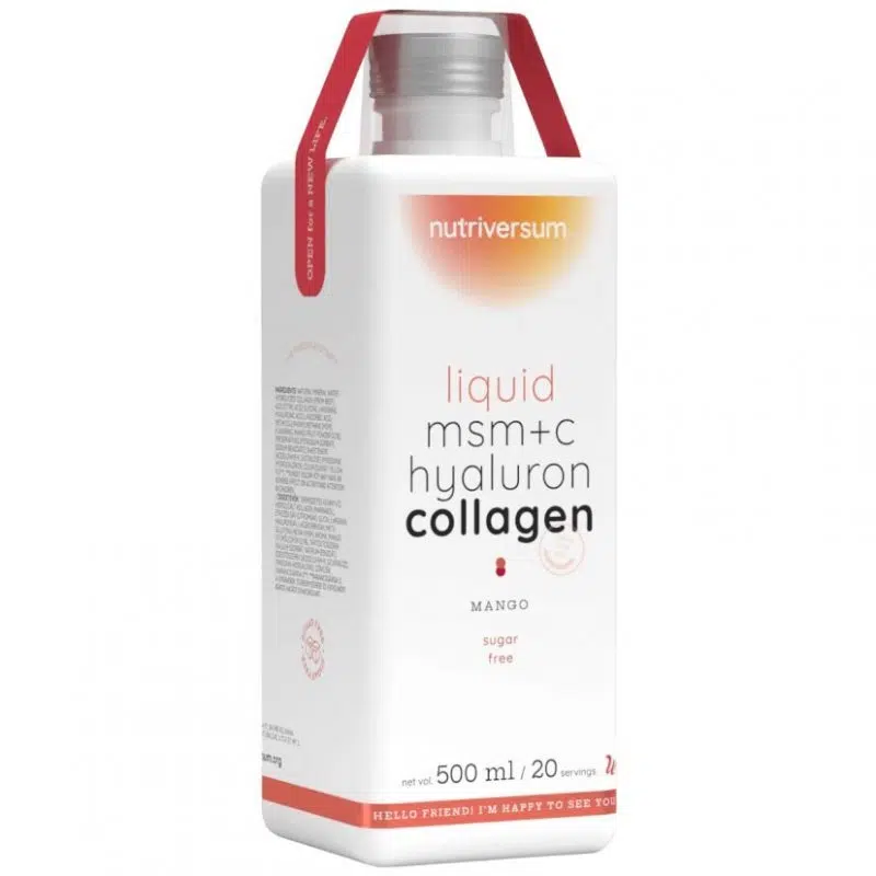 Nutriversum WOMEN- Liquid MSM+Hyaluron+Collagen ( Sugar free) mango 500 ml Nutriversum WOMEN- Liquid MSM+Hyaluron+Collagen ( Sugar free) mango 500 ml