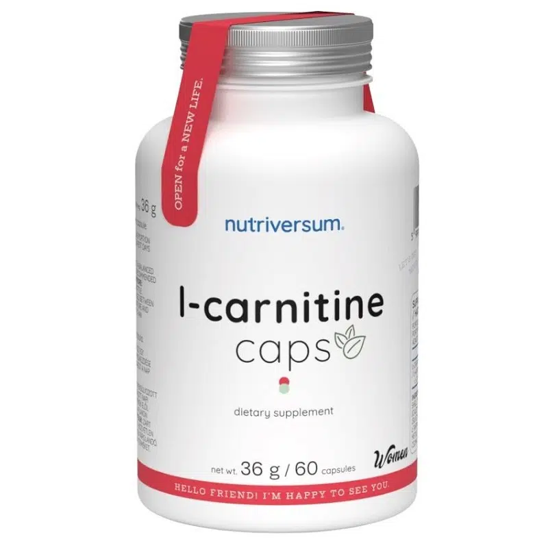 Nutriversum WOMEN- L-carnitine caps (vegan) 60db Nutriversum WOMEN- L-carnitine caps (vegan) 60db
