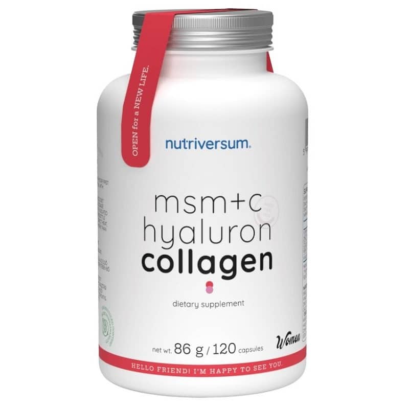 Nutriversum WOMEN - MSM+C Hyaluron Collagen 120db Nutriversum WOMEN - MSM+C Hyaluron Collagen 120db
