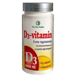 Dr.chen D3-vitamin forte rágótabletta 60db
