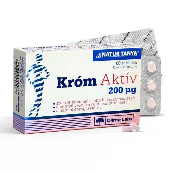 Olimp Labs Szerves Króm Aktív tabletta - 200 mcg króm-ion/tabletta 60db Olimp Labs Szerves Króm Aktív tabletta - 200 mcg króm-ion/tabletta 60db