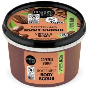 Organic Shop Testradír Kávéval és cukorral 250ml
