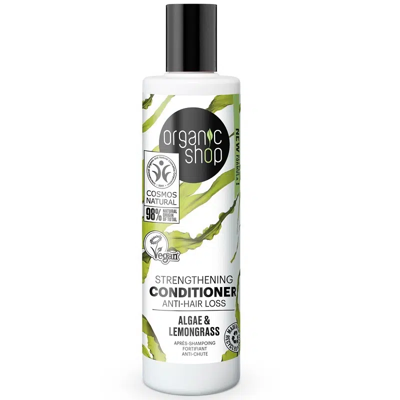 Organic Shop Erősítő és hajhullás elleni BALZSAM algával és citromfűvel 280ml Organic Shop Erősítő és hajhullás elleni BALZSAM algával és citromfűvel 280ml