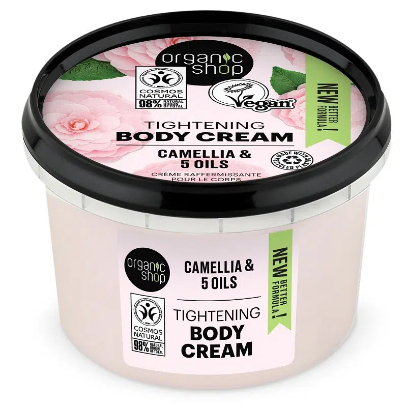 Organic Shop Feszesítő testápoló krém kaméliával és 5 olajjal 250ml Organic Shop Feszesítő testápoló krém kaméliával és 5 olajjal 250ml