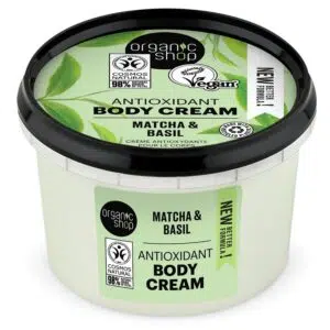Organic Shop "Matcha Mojito" frissítő testradír matcha-val és lime-mal 250ml